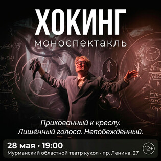 Хокинг. Моноспектакль с возможностью пролёта по Вселенной