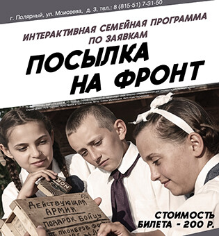 Тематическая интерактивная программа «Посылка на фронт»