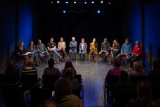 Читка пьес. В одном подвале