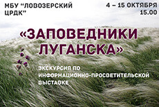 Экскурсия по информационно-просветительской выставке: «Легенды и были Стрельцовской степи.»