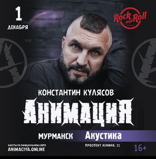 АнимациЯ ( Константин Кулясов акустика) 1.12 .2024 /Мурманск