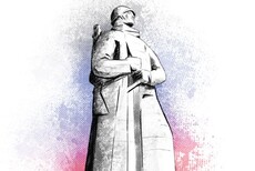 Стоит над горою Алёша