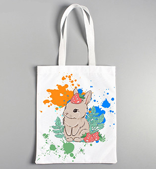 Мастер-класс по росписи сумки, посвященный Международному Дню кролика