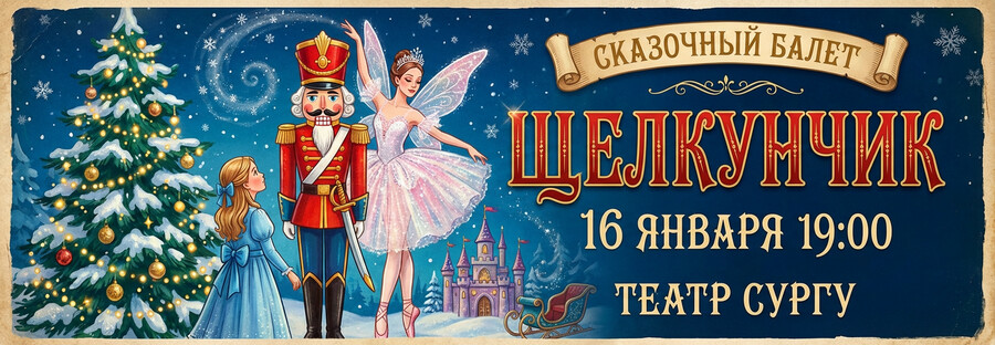 Детский балетный спектакль «Щелкунчик»